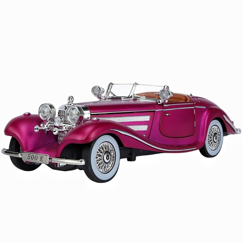 1936 Mercedes Benz 500K Vintage 1:24 Diecast Scale Model Car