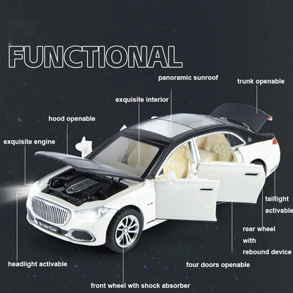 1:32 Scale Metal Diecast S680 with Pull Back Light & Sound