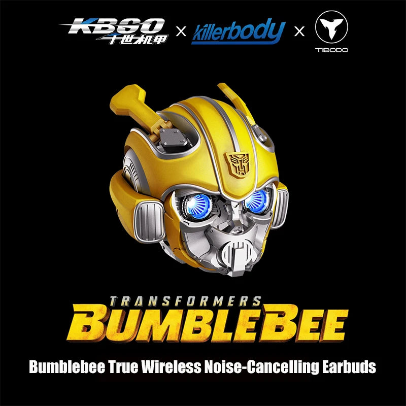 TRANSFORMERS H1 High Quality Cool Bumblebee Mecha-Shaped TWS Earphones