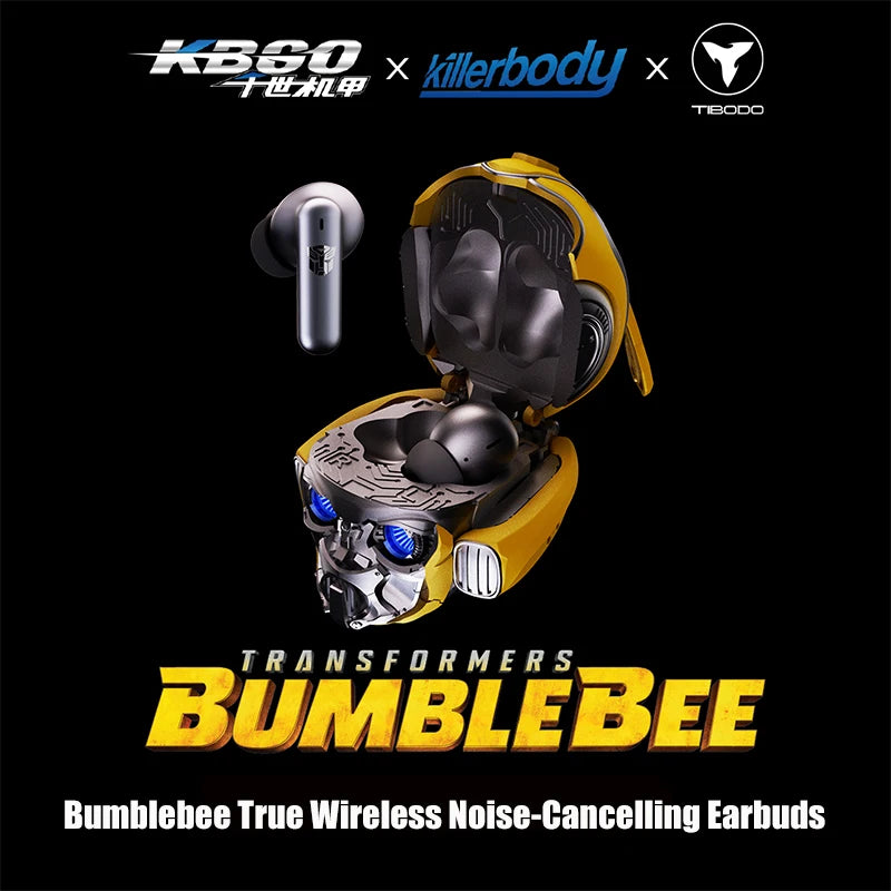 TRANSFORMERS H1 High Quality Cool Bumblebee Mecha-Shaped TWS Earphones