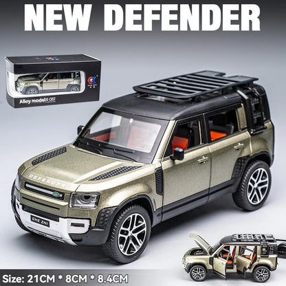1:24 Land Rover Defender with Sound and Light Pullback