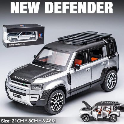 1:24 Land Rover Defender with Sound and Light Pullback