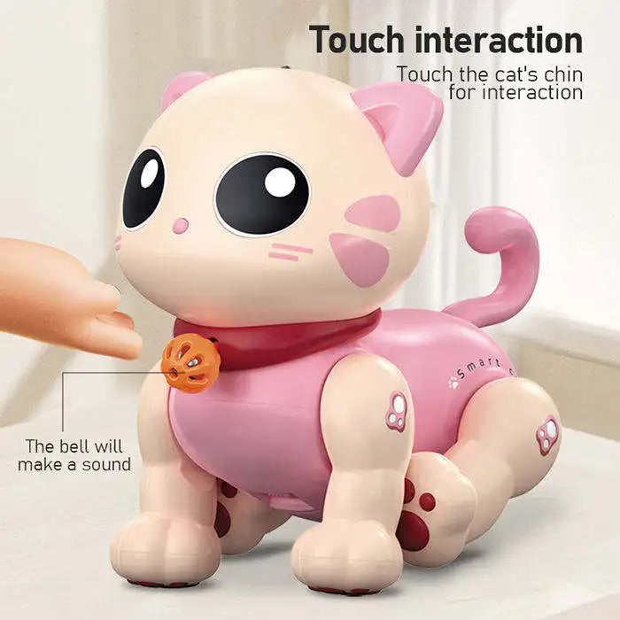 Cat Pet Model With Light and Music Dancing Interactive Toy Robot