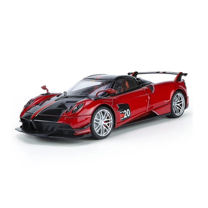 Die-cast Metal Alloy Car Model Pull Back Door Open Sound Light Kids Toy