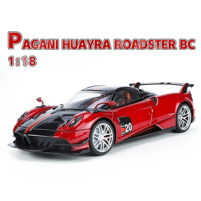 Die-cast Metal Alloy Car Model Pull Back Door Open Sound Light Kids Toy